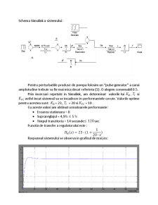 Analiză de proces pentru structura de reglare în buclă închisă și structura de reglare în cascadă pe un proces de menținere a nivelului apei constant - Pagina 5