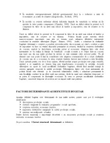 Factorii Determinanti ai Deficitului Bugetar. Studiu de Caz - Uniunea Europeana, Romania - Pagina 3