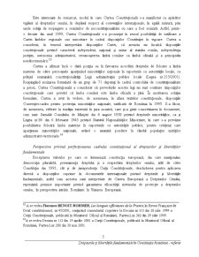 Drepturile și Libertățile Fundamentale în Constituția României - Pagina 5