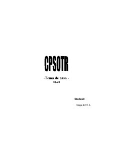 CPSOTR - temă de casă - Pagina 1