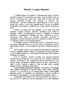 Relieful și apele României - Pagina 1