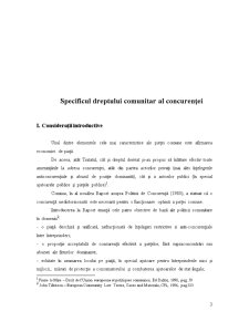 Specificul Dreptului Comunitar al Concurenței - Pagina 3
