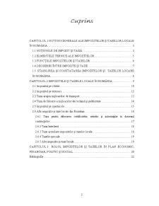 Sistemul de Impozite și Taxe Locale în România - Pagina 2