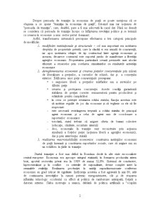 Tranziția la economia de piață a României - etape și strategii - Pagina 2