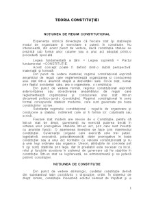 Noțiunea de Constituție - Pagina 1