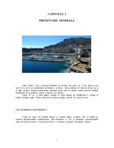 Studiu privind valorificarea potențialului turistic - Coasta de Azur - Pagina 1