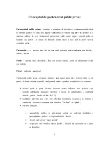 Parteneriat public privat, o forma eficientă de exercitare a managementului public - Pagina 2