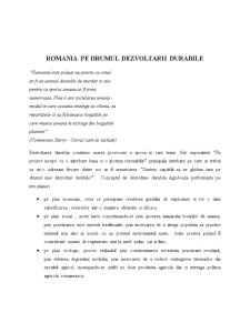 România pe drumul dezvoltării durabile - Pagina 3