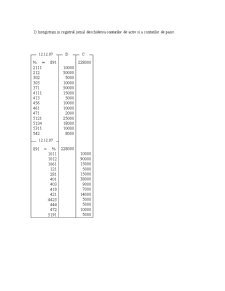 Lucrarea practică - sistemul de calcul contabil digrafic - balanța de verificare - Pagina 2