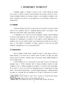 Contractul Individual de Muncă cu Timp Parțial - Pagina 3