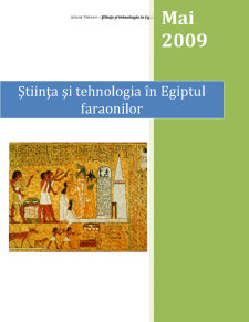 Știința și Tehnologia în Egiptul Faraonilor - Pagina 1