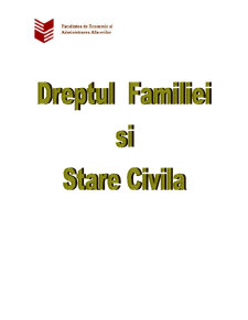 Dreptul familiei și stare civilă - tutela - Pagina 1