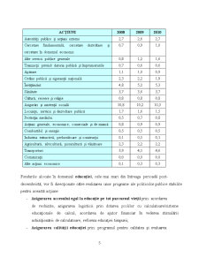 Politica bugetară a României în perioada 2008-2010 - Pagina 5