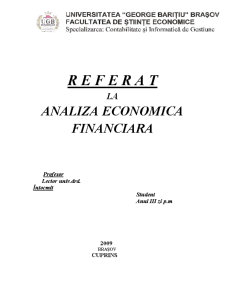 Analiza economică financiară SC Piramida SRL - Pagina 1