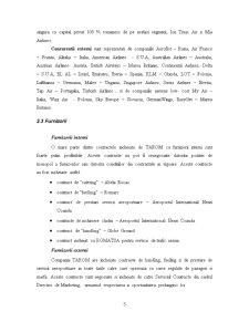 Analiza activității companiei aeriene Tarom - Pagina 5