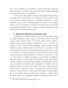 Statutul Juridic al Funcționarului Public - Pagina 2