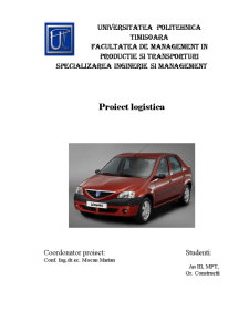 Realizarea de Autoturisme Dacia - Pagina 1