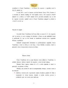 Analiza organizațională la Banca Transilvania - Pagina 2