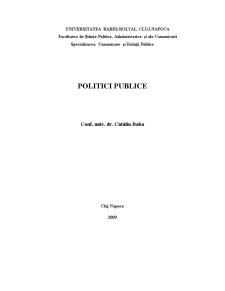 Politici Publice - Pagina 1