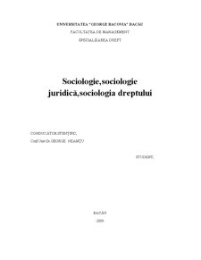 Sociologie, Sociologie Juridica, Sociologia Dreptului - Pagina 2