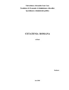 Cetățenia română - Pagina 1