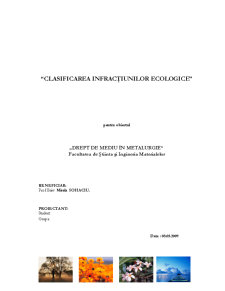 Clasificarea Infracțiunilor Ecologice - Pagina 2
