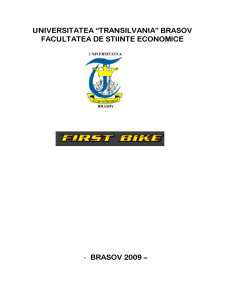Analiza activității logistice la firma Firstbike România - Pagina 1