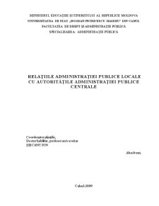 Relațiile Administrației Publice Locale cu Autoritățile Administrației Publice Centrale - Pagina 2