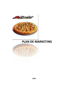 Plan de Marketing - Pizza Hut - Pagina 1