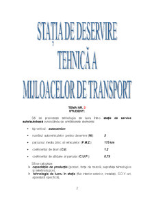 Stația de deservire tehnică a mijloacelor de transport - Pagina 2