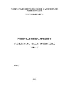 Marketingul viral și publicitatea virală - Pagina 1