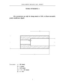 Proiectarea unui cuțit de strung pentru suprafețe interioare - Pagina 1