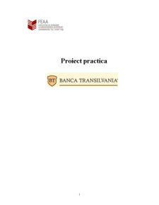 Practică Banca Transilvania - Pagina 1