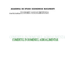 Comerț în domeniul agroalimentar - Pagina 1