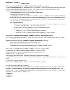 Managementul producției - sinteză pentru examen - Pagina 1