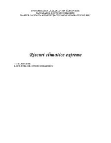 Riscuri Climatice Extreme - Pagina 1