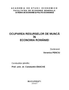 Ocuparea Resurselor de Munca în România - Pagina 5