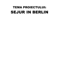 Sejur în Berlin - Pagina 1