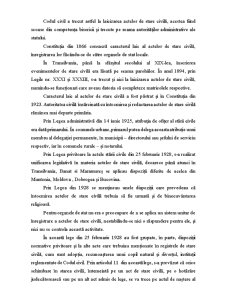 Actele de Stare Civilă în Legislația Românească - Pagina 5