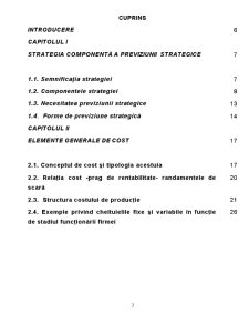 Elemente strategice în previziunea cheltuielilor și a indicatorilor economici privind modernizarea tehnologică a unei societăți comerciale - SC Agricola SRL Focșani - Pagina 3
