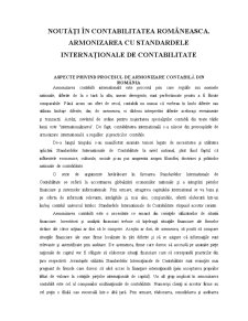 Noutăți în contabilitatea românească - armonizarea cu standardele internaționale de contabilitate - Pagina 2