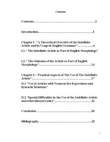Peculiarities of The Indefinite Article în The English Language - Pagina 2