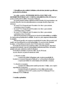 Analiza cost-beneficiu a investiției privind extinderea rețelelor și modernizarea iluminatului public în comuna Grămești, județul Suceava - Pagina 2