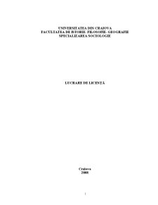Monografia Sociologică și Dezvoltarea Rurală - Pagina 1