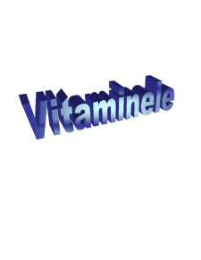 Vitaminele - Pagina 1