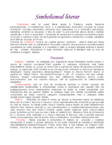 Simbolismul Literar - Pagina 1