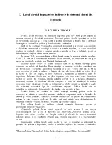 Rolul Impozitelor Indirecte în Formarea Resurselor Bugetare ale României - Pagina 3