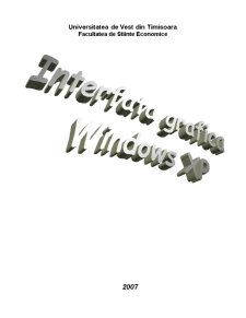 Interfața grafică la Windows XP - Pagina 1