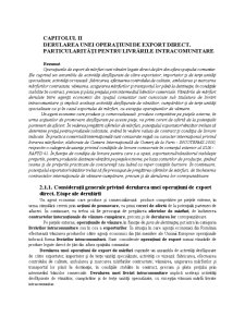 Derularea unei operațiuni de export direct - particularități pentru livrările intracomunitare - Pagina 1