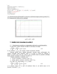 Studiu elementelor de întârziere de ordinul I și al sistemului automat liniar de ordinul II - Pagina 3